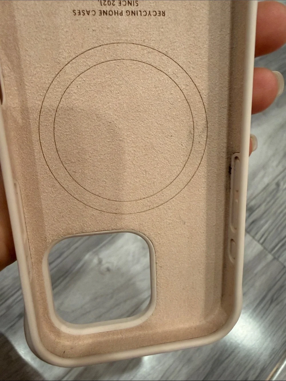 Casetify Beige Ripple Protective iPhone Case 16Pro